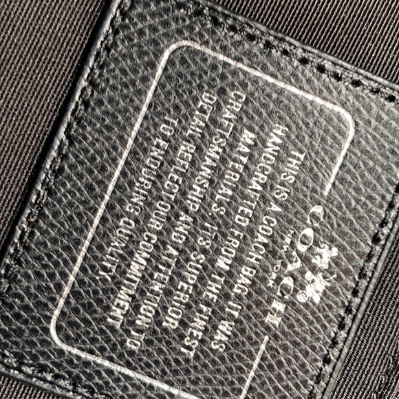 Leather coach tote - Picture 3 of 6